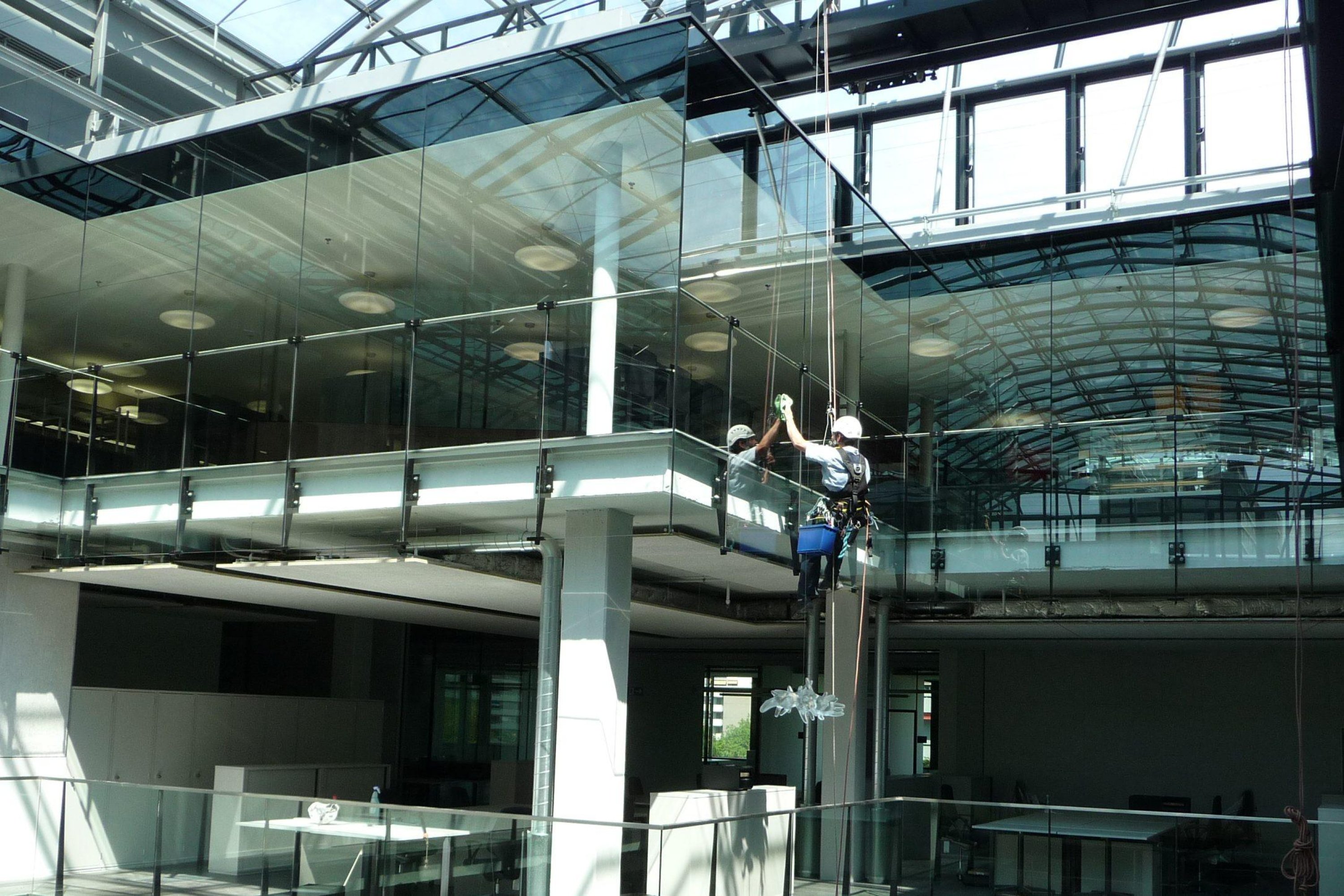 Glasreinigung  – Toprope